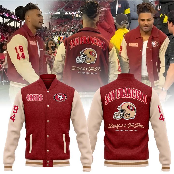 2025 Limited edition Jacket Fred Warner for fans San Francisco 49ers