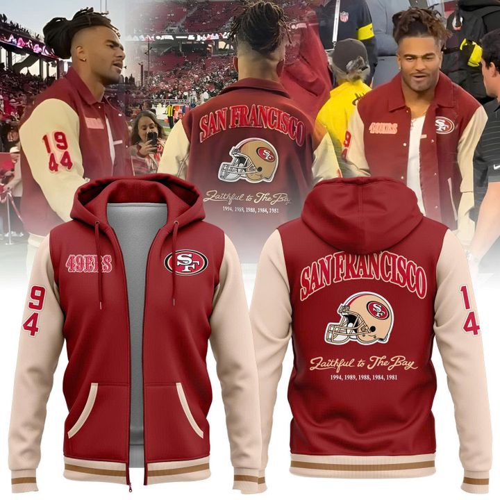 2025 Limited edition zip hoodie Fred Warner for fans San Francisco 49ers