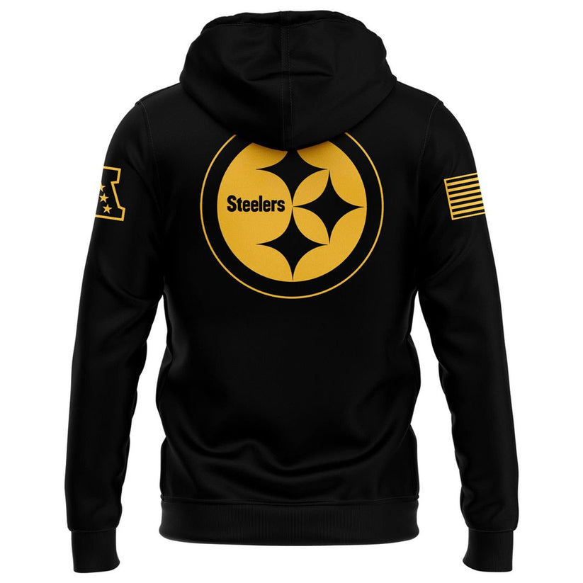 Pittsburgh Steelers Black Coach Mike Tomlin Hoodie