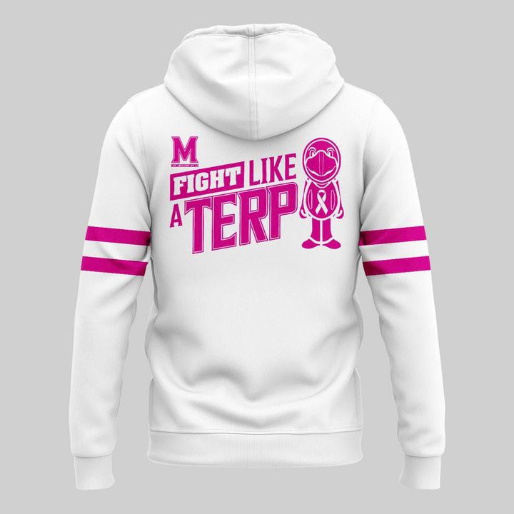 Special 2026 Pink Out Uniform Maryland Men’s Basketball Hoodie