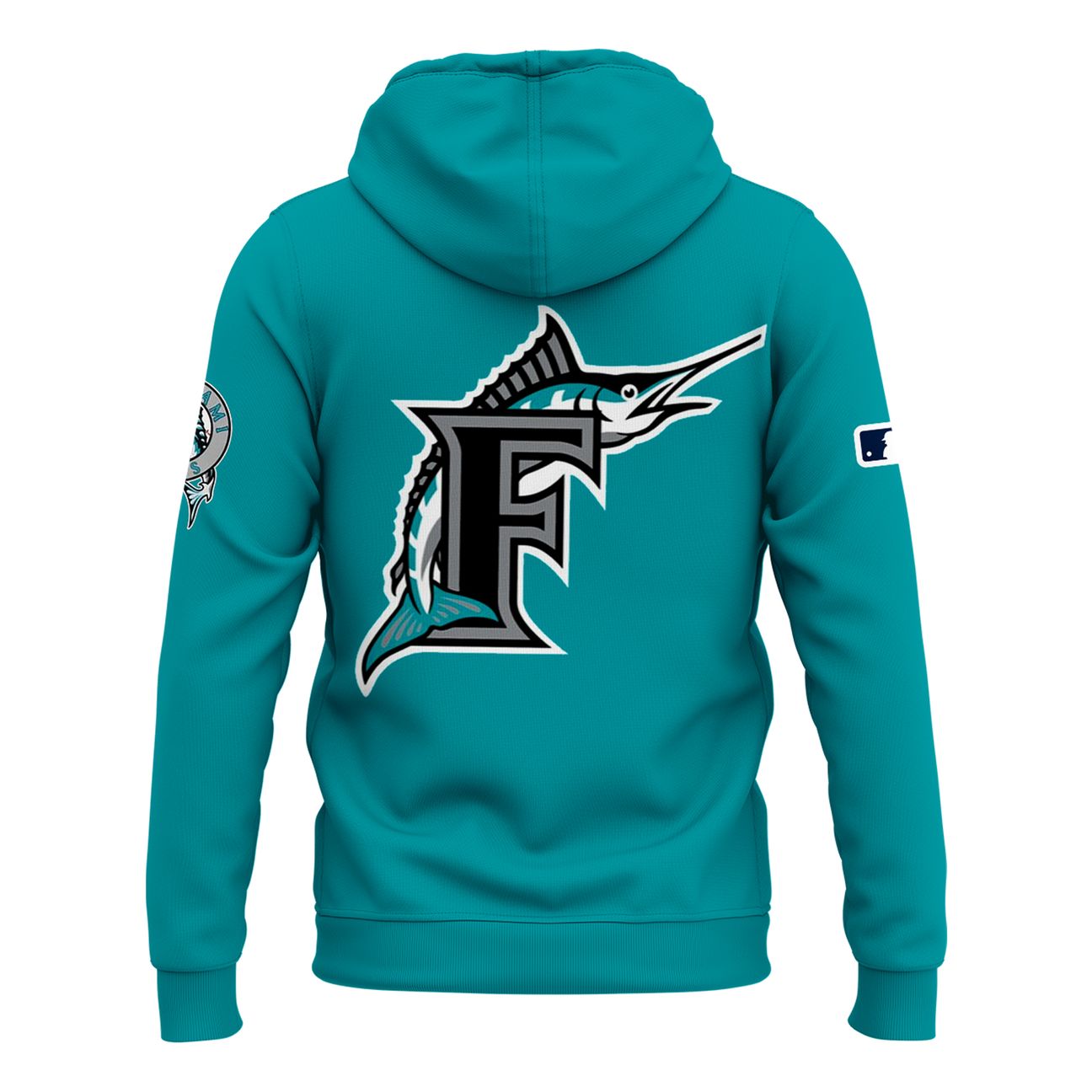 Miami Marlins Teal Alternate Stadium Hoodie