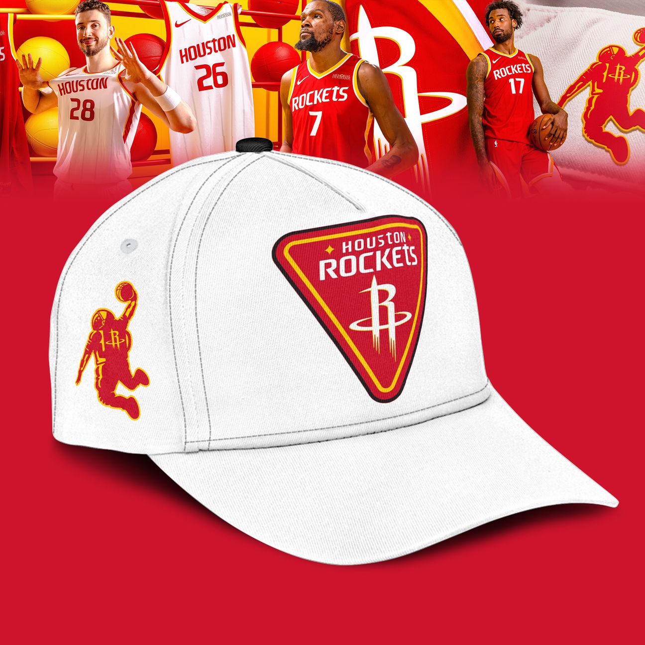 Houston Rockets Clutch City White T-Shirt