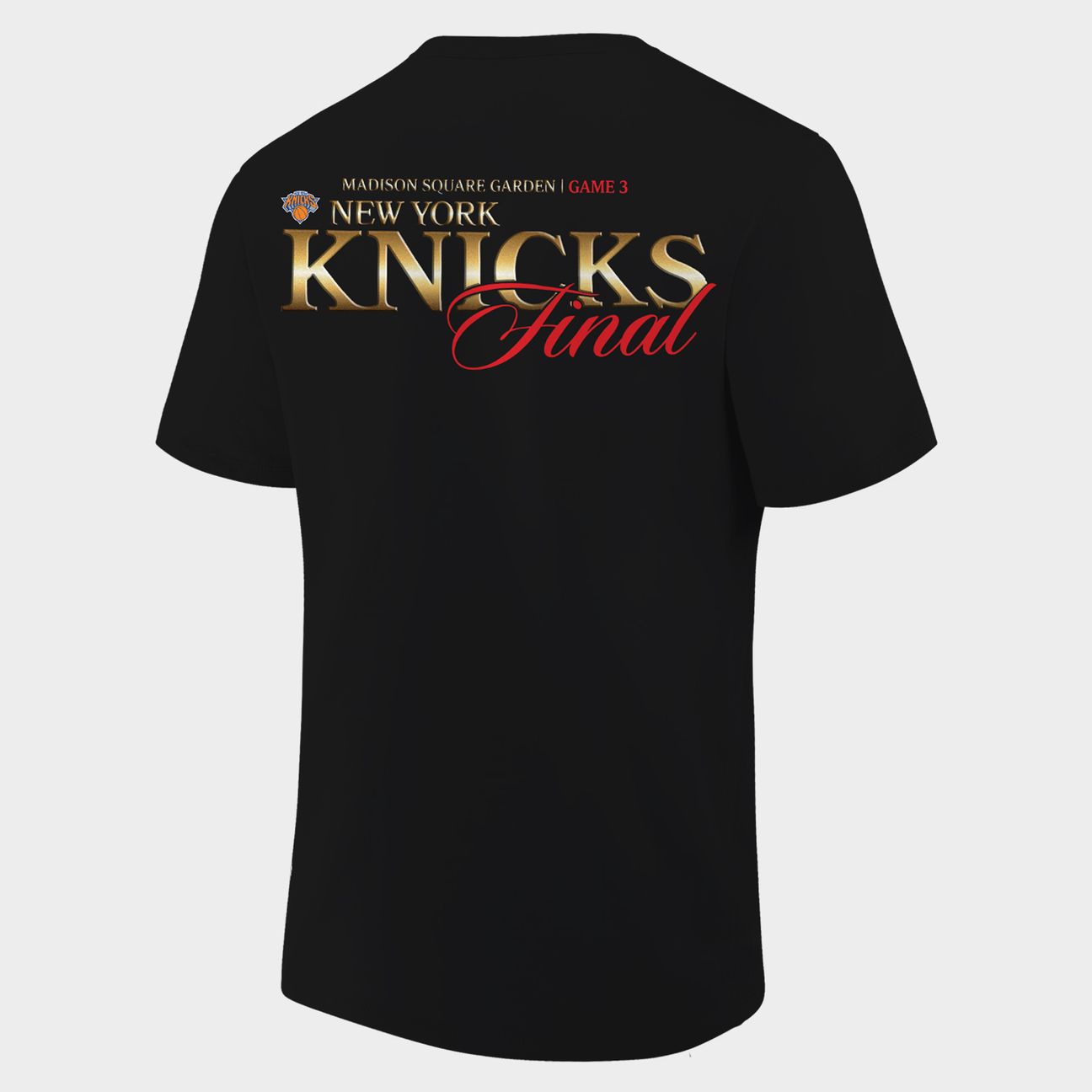 New York Knicks 2026 NBA Finals Game 3 Black T-Shirt