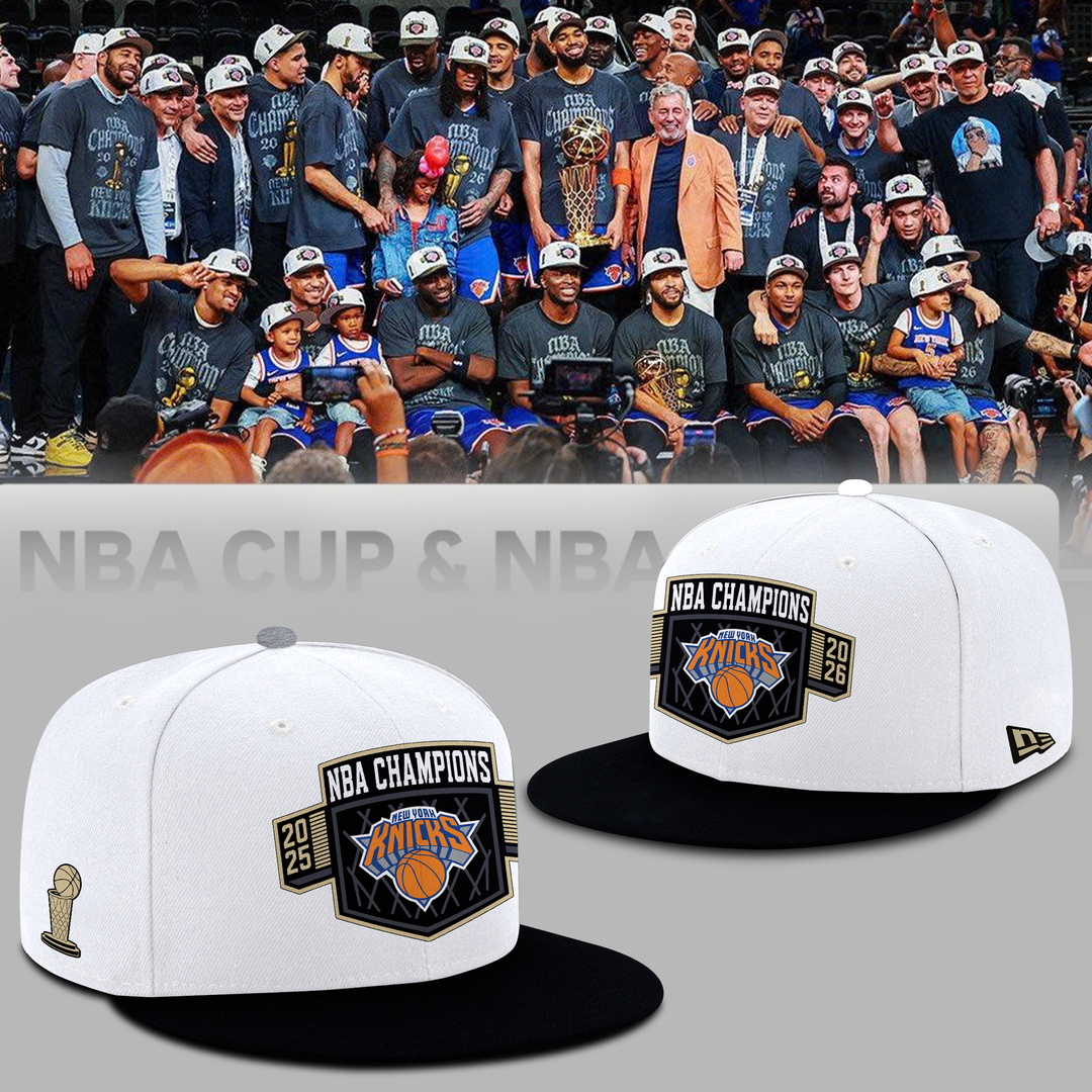 Exclusive Cap Knicks 2026 NBA Champions Locker Room.