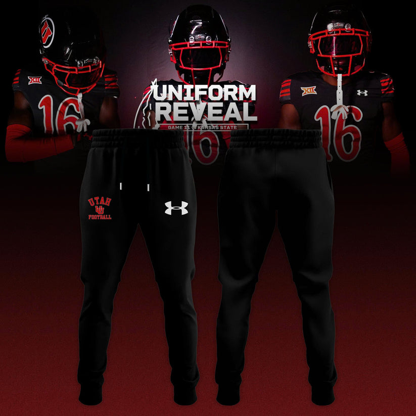 Utah Utes Black Throwbacks Custom Jersey – Black