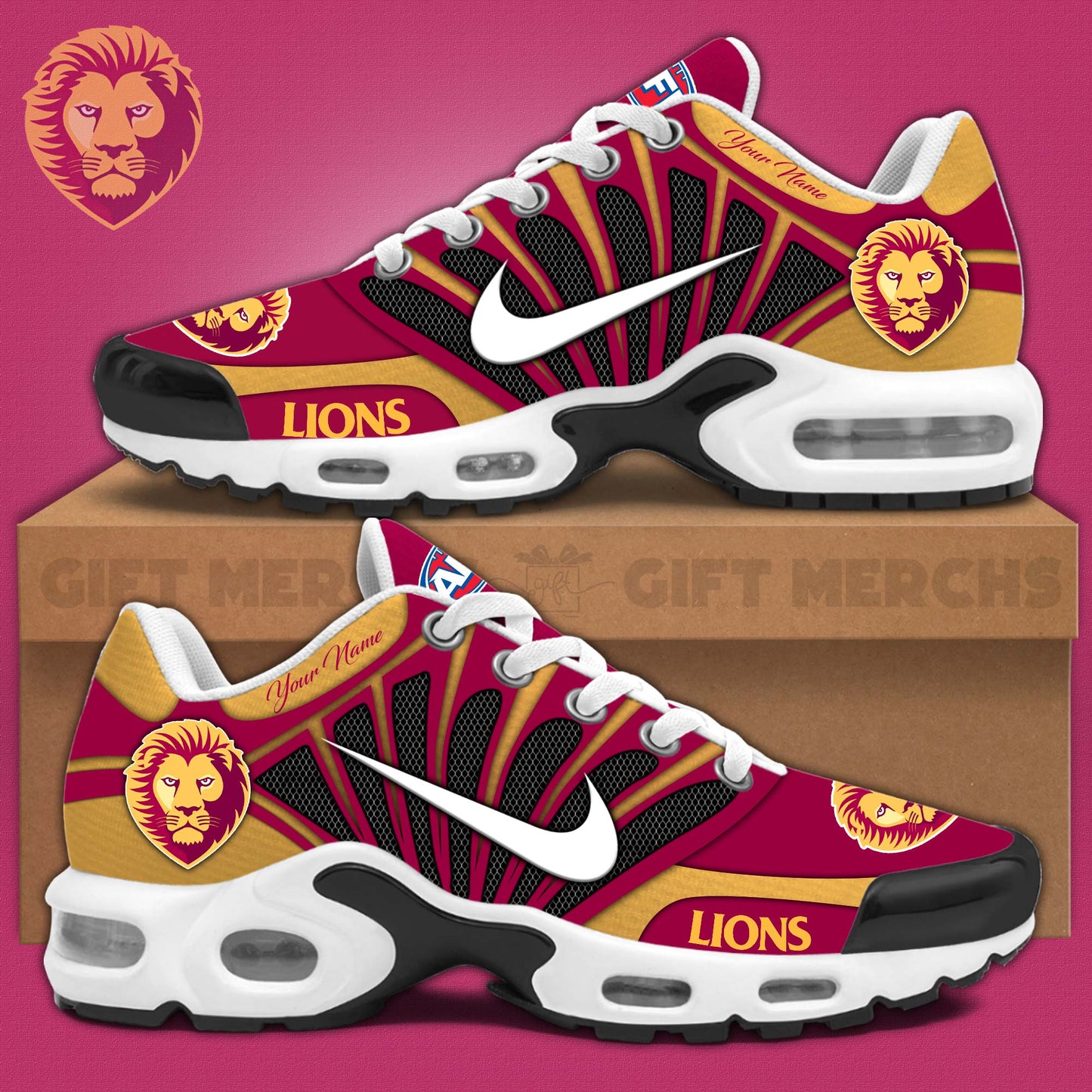 . Brisbane Lions AFL Personalized Limited Edition Shoes 2025