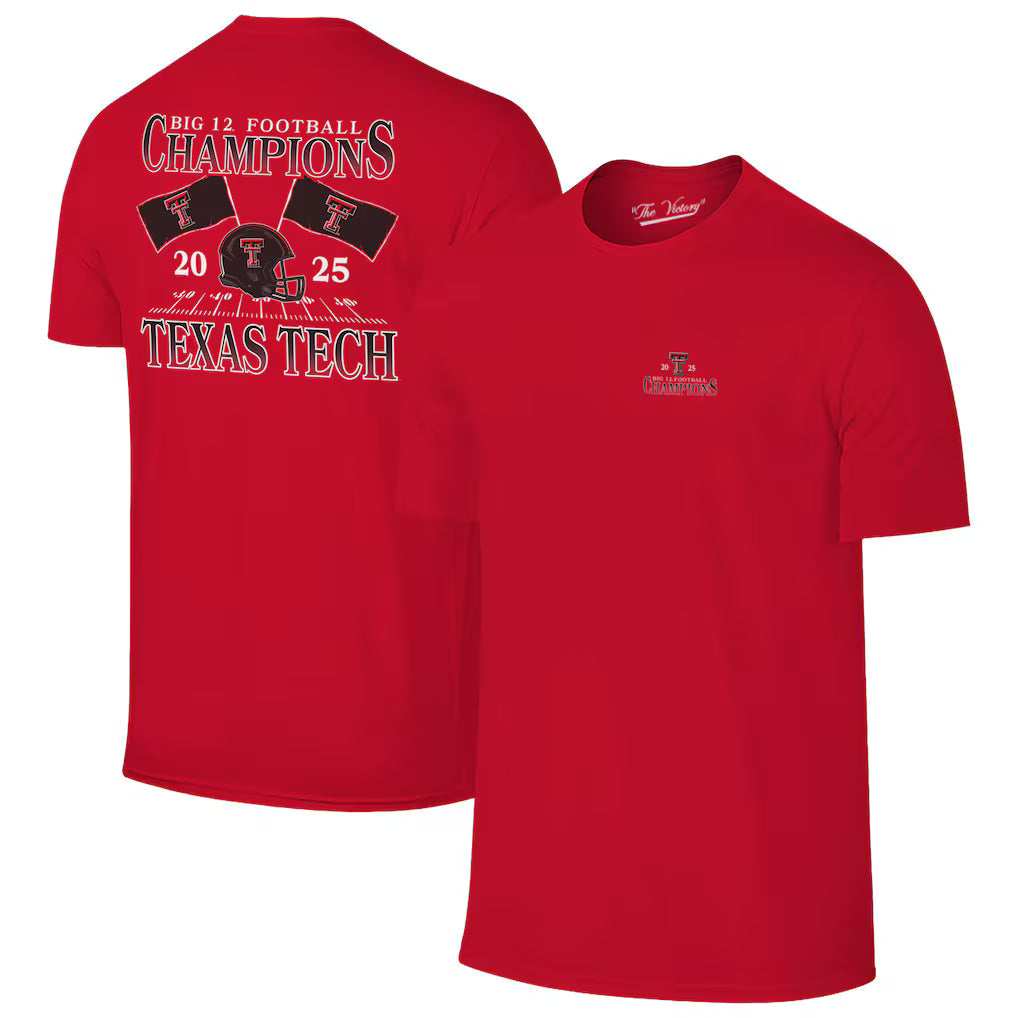 Texas Tech Red Raiders 2025 CHAMPIONS Big12 Football Combo T-shirt