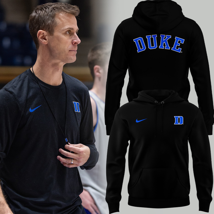 9H . Duke Men's Basketball Coach Jon Scheyer Hoodie