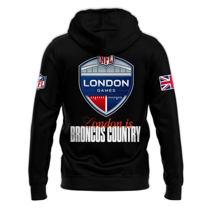 Denver Broncos London game 2025 Limited Hoodie - Black