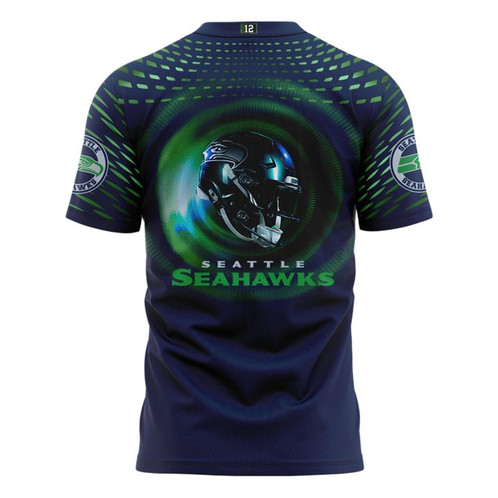 Seattle Seahawks 2025 NFL Rivalries High-Decibel Zone T-shirt