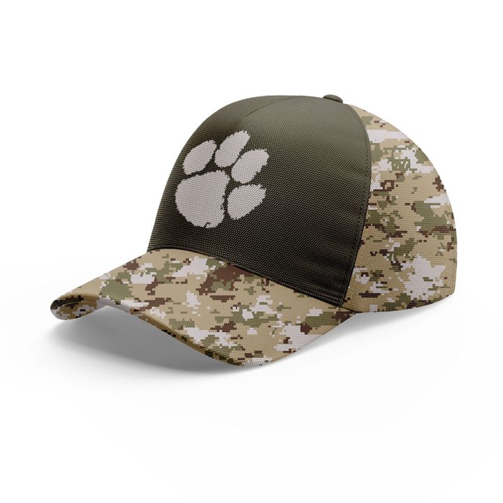 Clemson Tigers football Olive/camo 2025 Salute To Service Hoodie