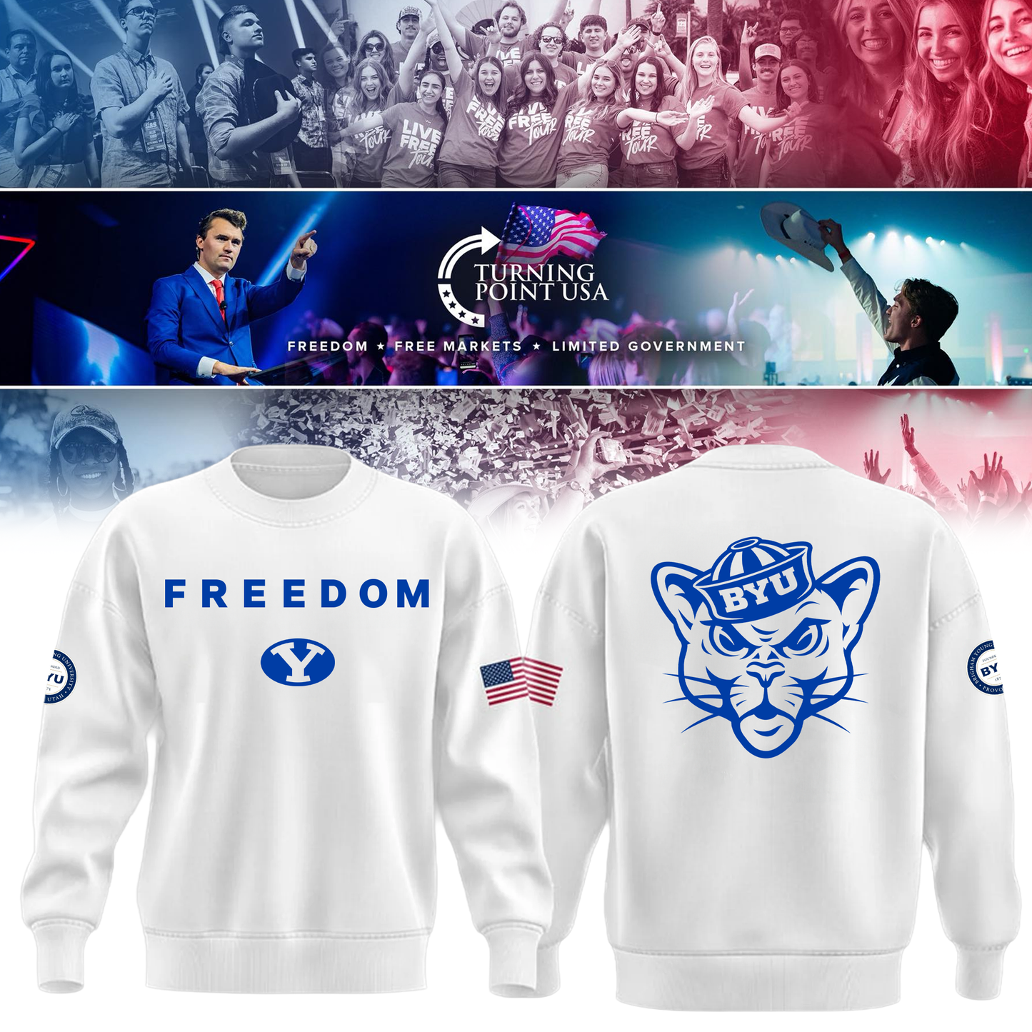 Limited Edition BYU Freedom Sweatshirt
