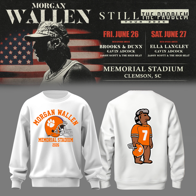Morgan Wallen: The Clemson Takeover Sweatshirt Limited Tour Drop