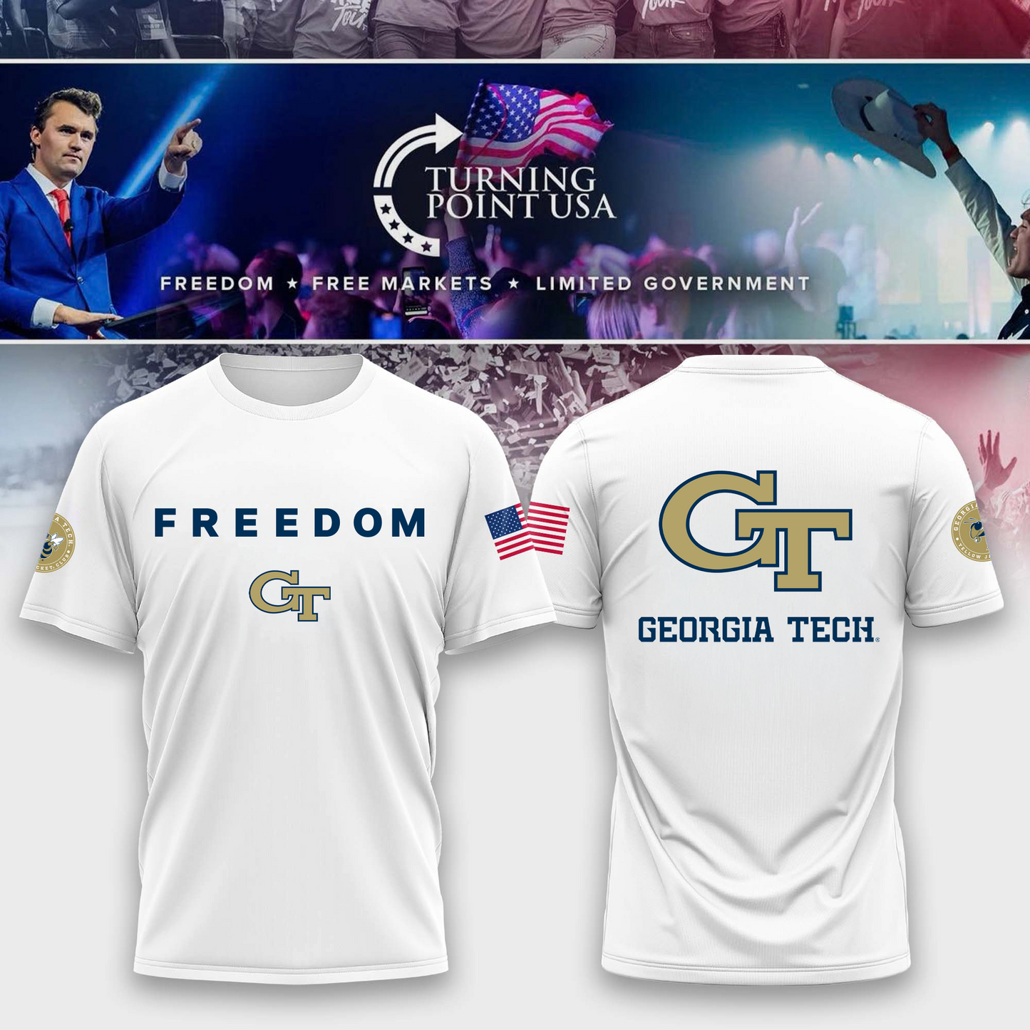 Georgia Tech Freedom T-Shirt