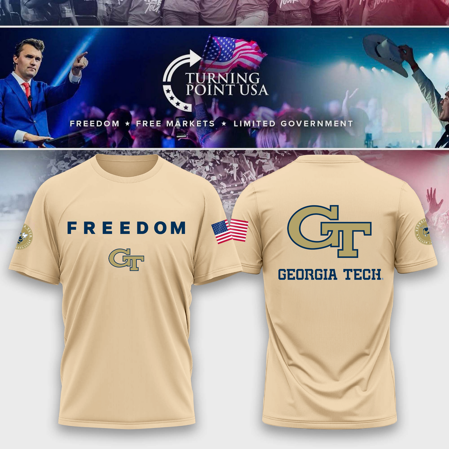 Georgia Tech Freedom T-Shirt