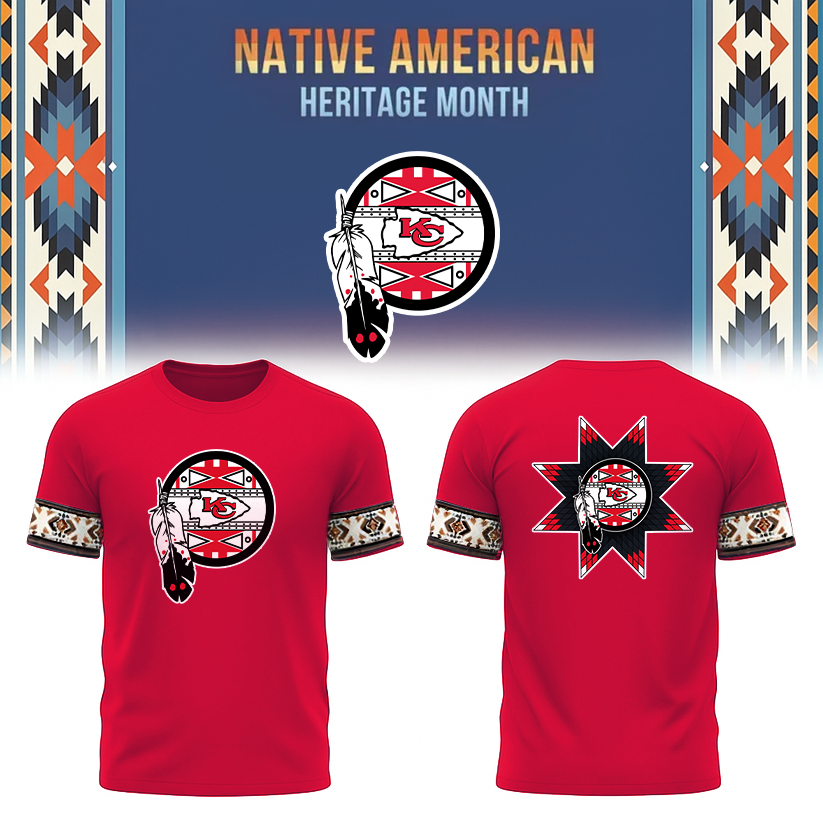 Kansas City Chiefs Native American Heritage Month T-Shirt