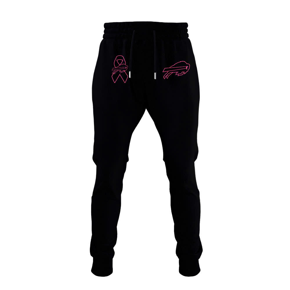 Buffalo Bills Crucial Cancer Hoodie 115 & Cap & Jogger B
