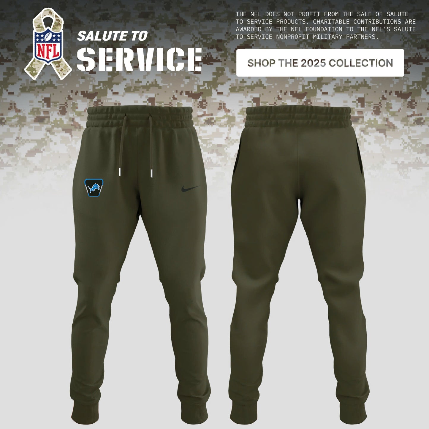 All Teams Salute to Service Olive 2025 Special Editions Hoodie