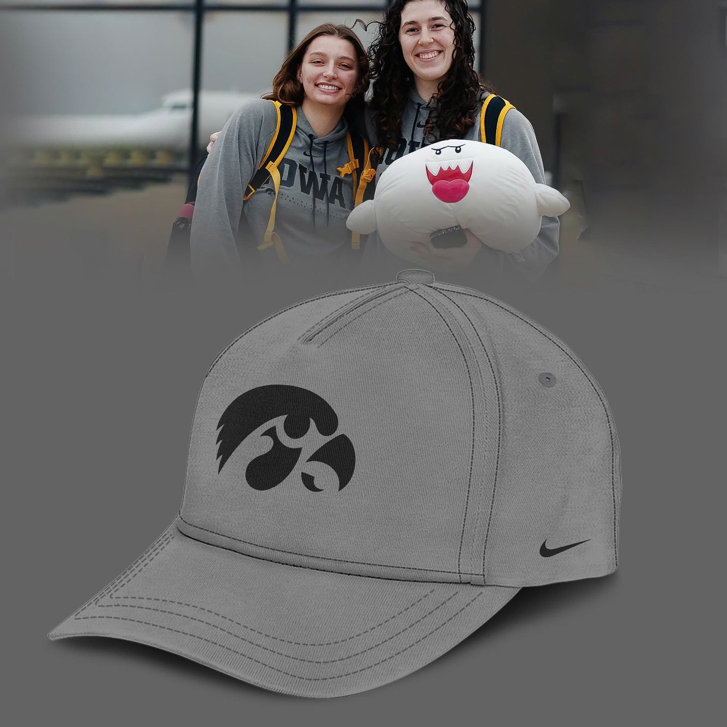 _ Iowa Hawkeyes Gray 2025 Hoodie