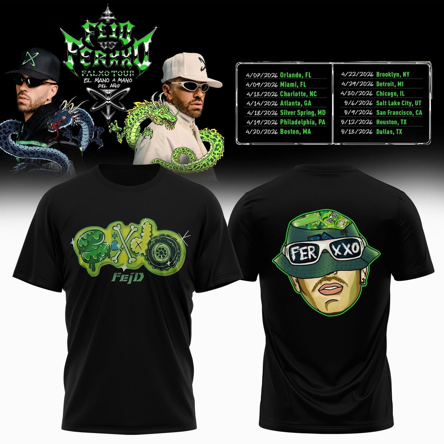 Falxo Tour 2026 Limited Edition T-Shirt