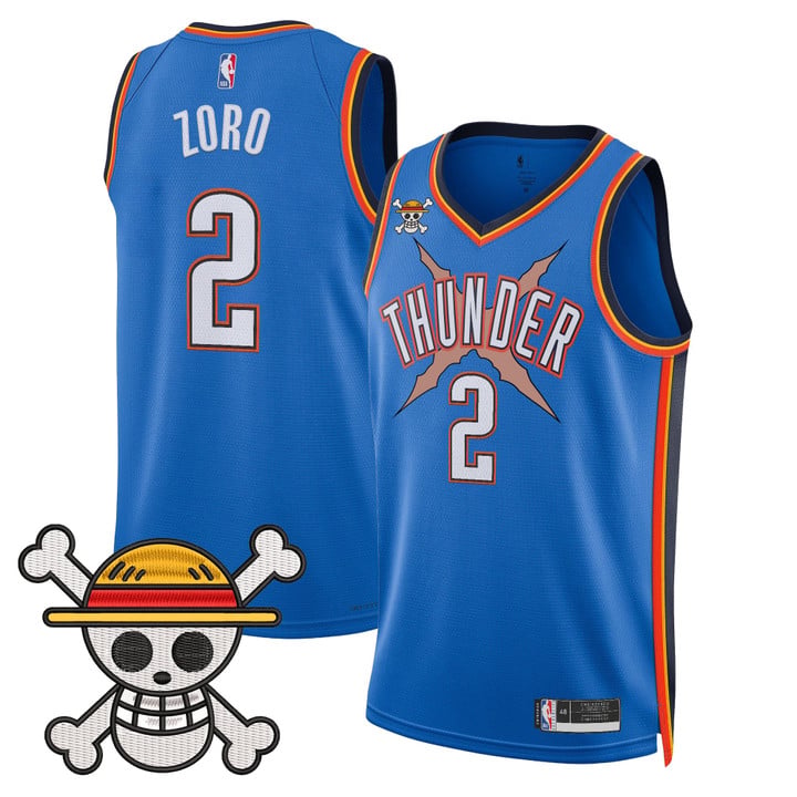 Men's Oklahoma City Thunder x One Piece Swingman Jersey - Stitched