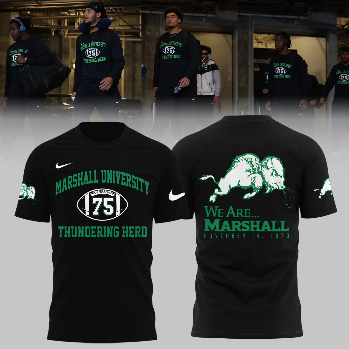 Marshall Thundering Herd “75” Tribute Tee – For True Fans T-Shirt