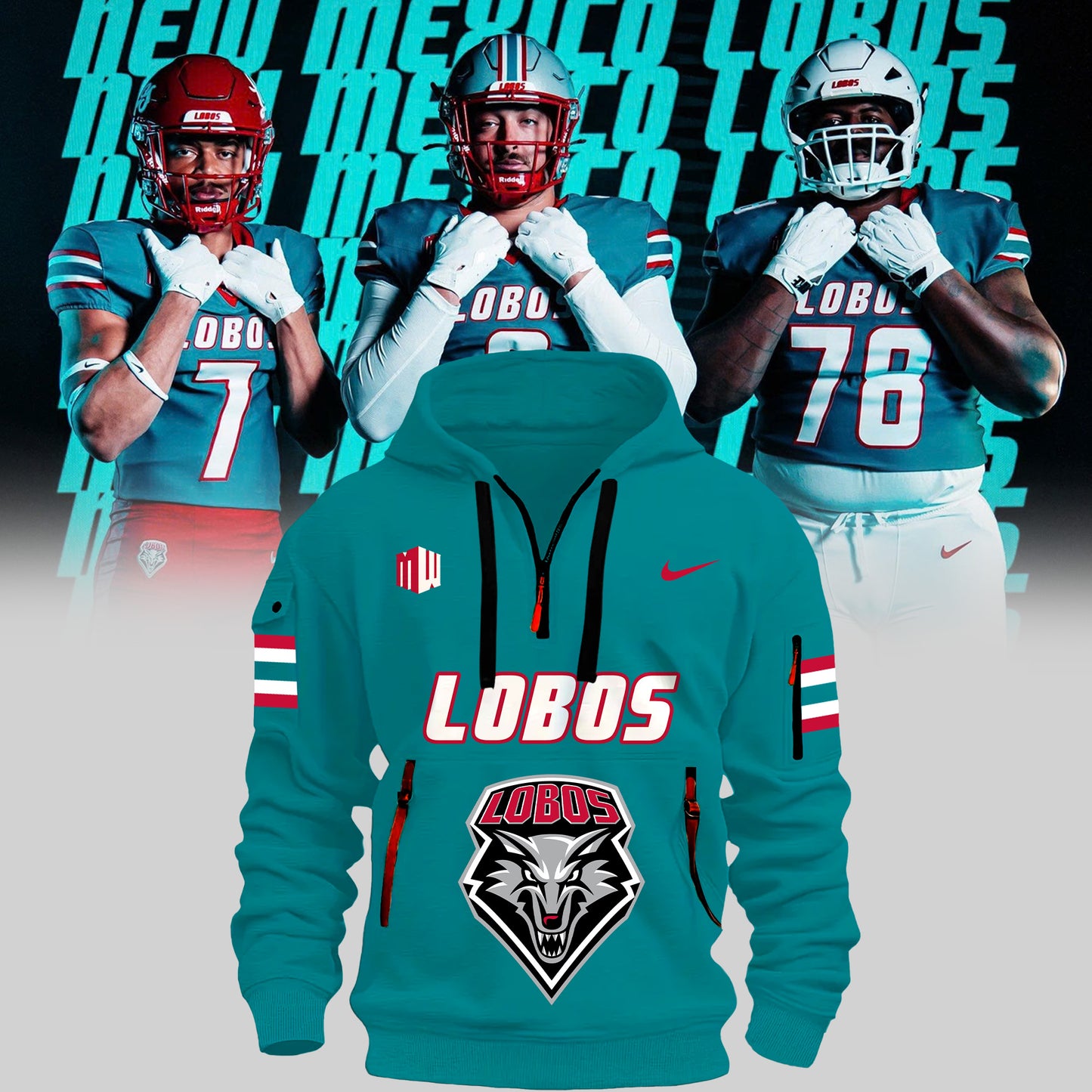 New Mexico Football Special Edition Hoodie NEW 2025