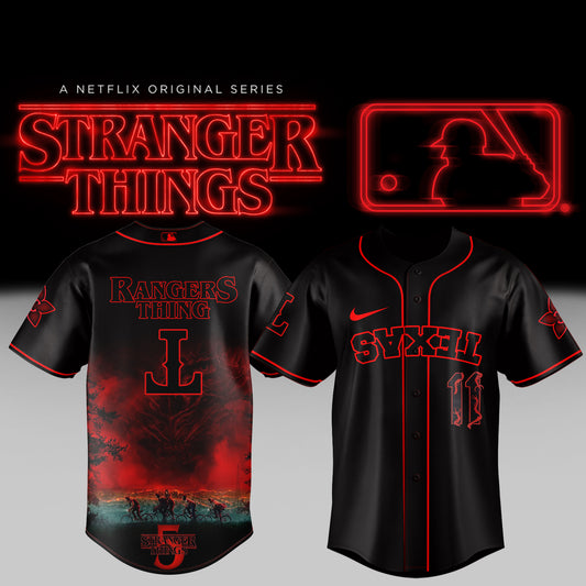 ,Texas Rangers _ Stranger Things Jersey 2025