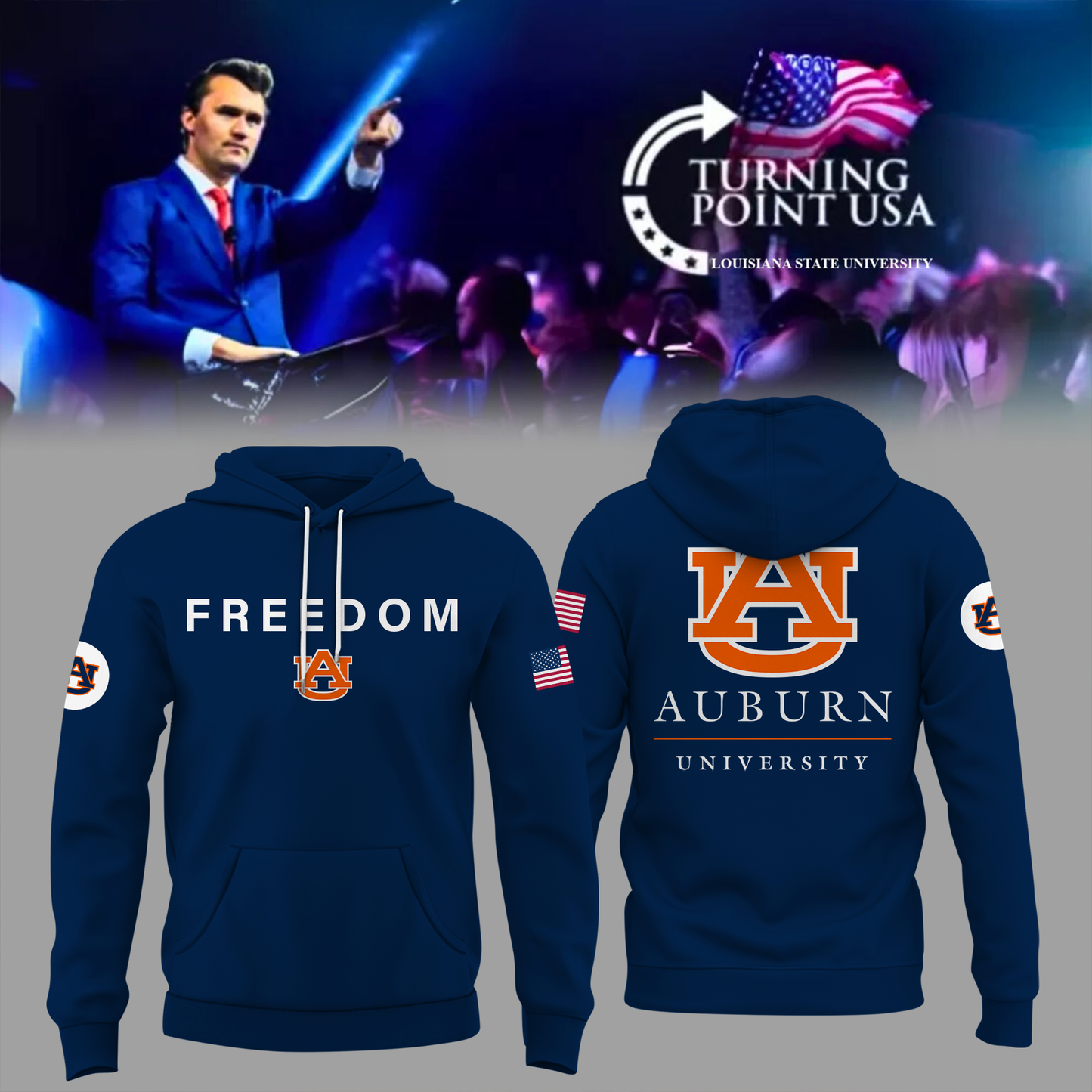 Limited Edition Auburn University x Turning Point USA Hoodie