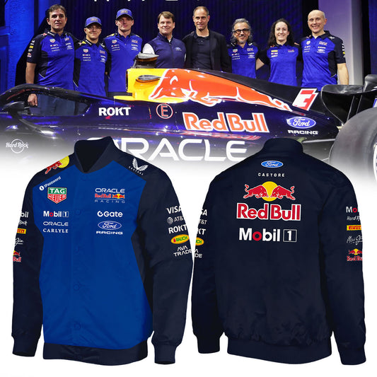 "FREE SHIPPING" - Oracle Red Bull Racing Bomber 2026 V2