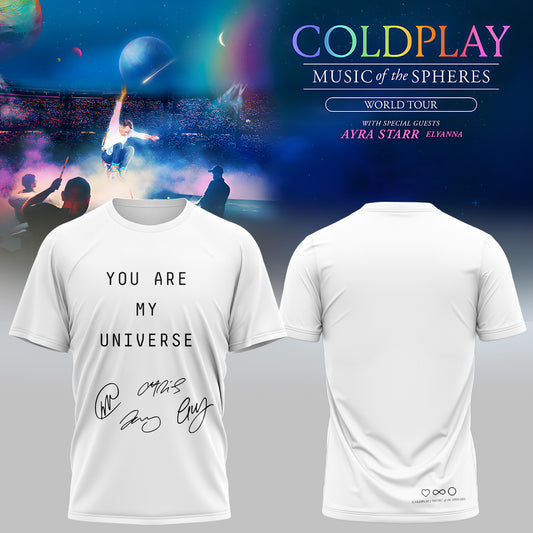 .Coldplay Music of the Spheres World Tour Shirt v5