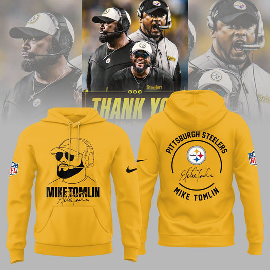 Pittsburgh Steelers Thank you Coach Mike Tomlin Limited Edition Combo Hoodie