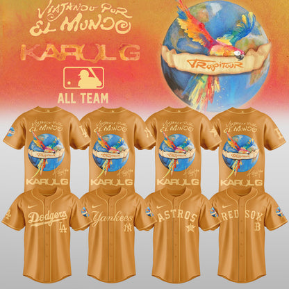 .Baseball x Karol G – Nos Vamos de Tour JERSEY(All Team)