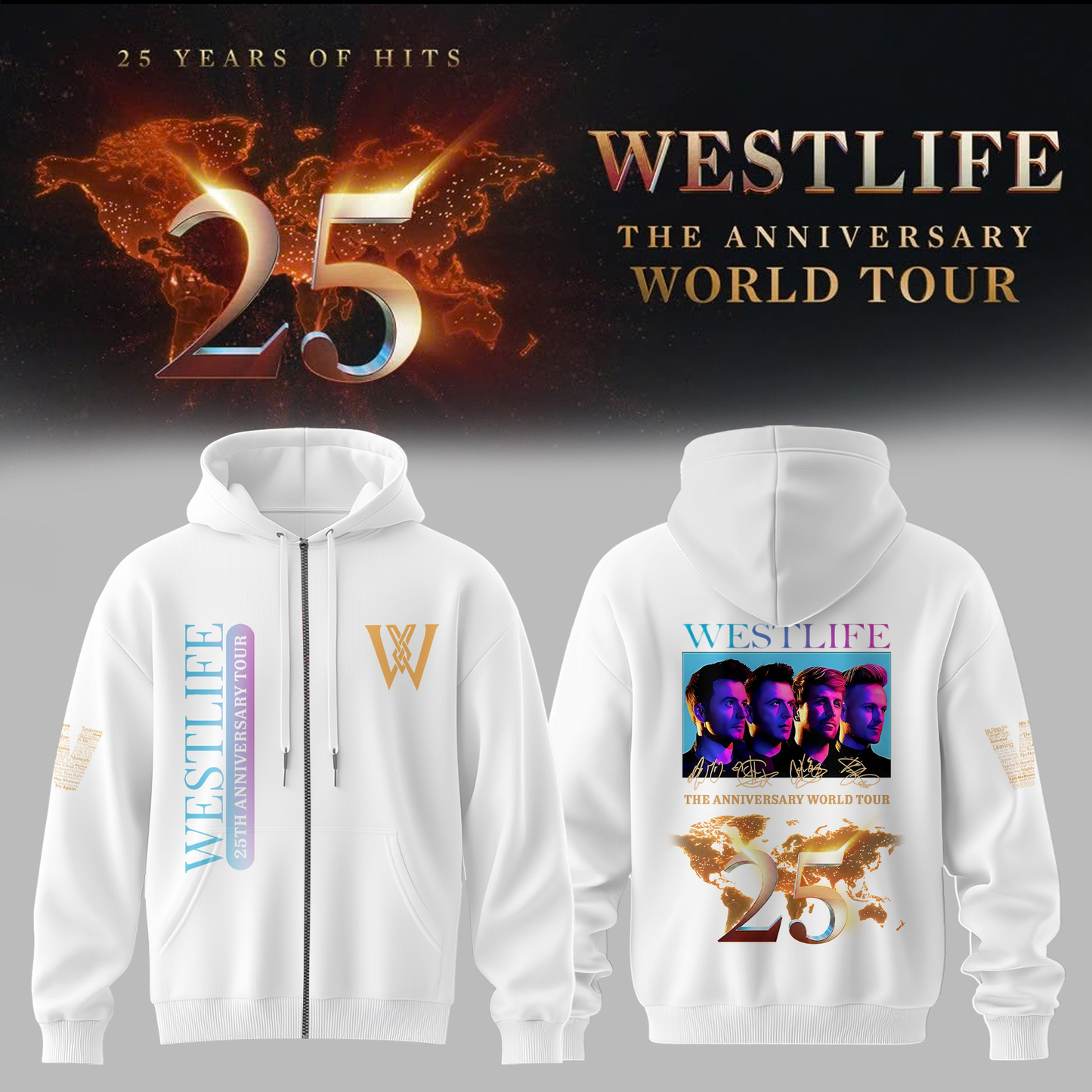 Golden Memories Limited Edition Zip Hoodie