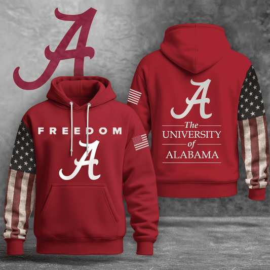 Alabama University Freedom Military Hoodie