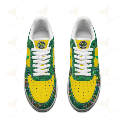 Oregon Ducks 'Tie-Dye Grateful Ducks" 2025-2026 Special Shoes v3