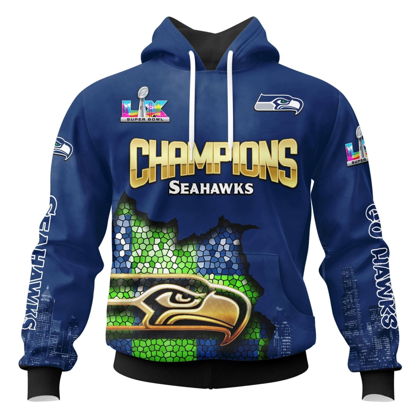 Seattle Seahawks Super Bowl LX Champions Limited Edition Hoodie