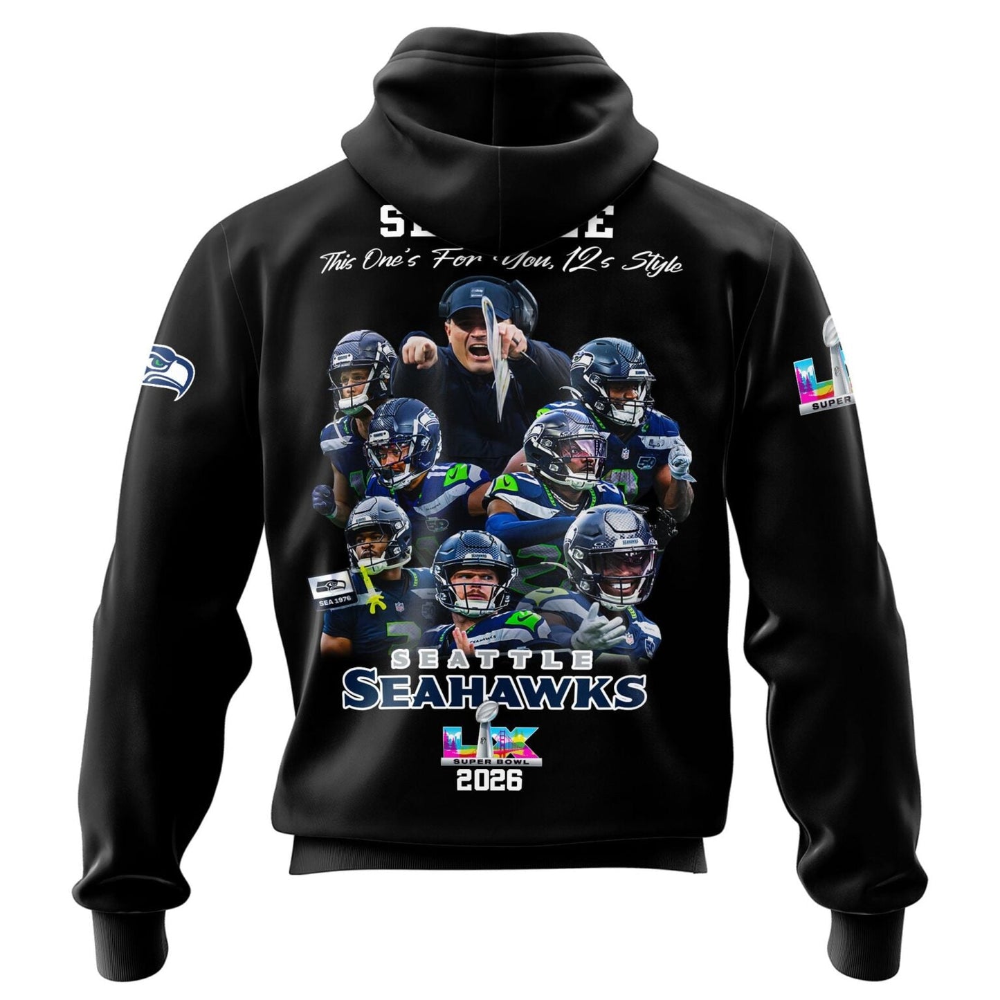 Seattle Seahawks Super Bowl LX Champions Limited Edition Hoodie