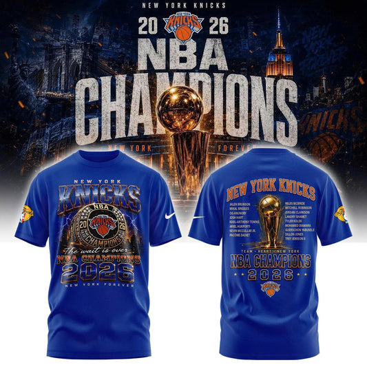 New York Basketball NBA Rings Champions Tshirt