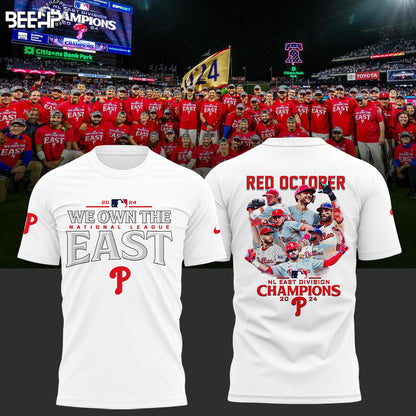 ..Philadelphia Phillies 2024 NL East Division Champions Shirt