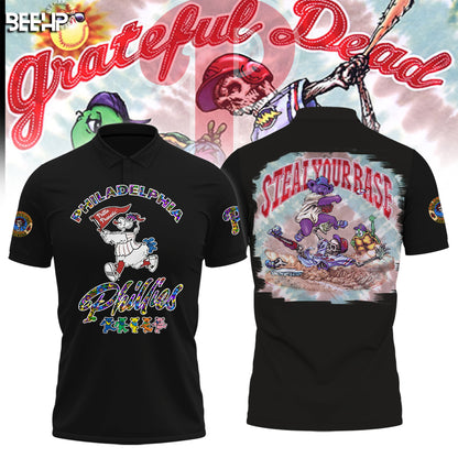 _.Philadelphia Phillies Grateful Dead Night Hoodie V3