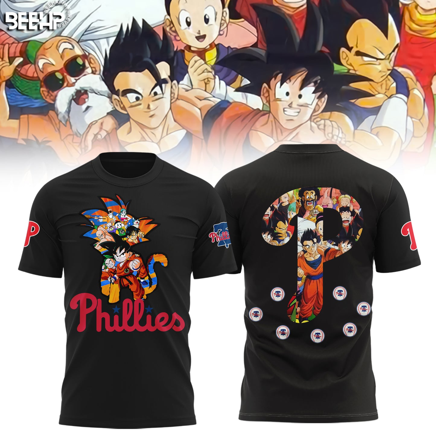 _Philadelphia Phillies Dragon Ball Night Hoodie V1