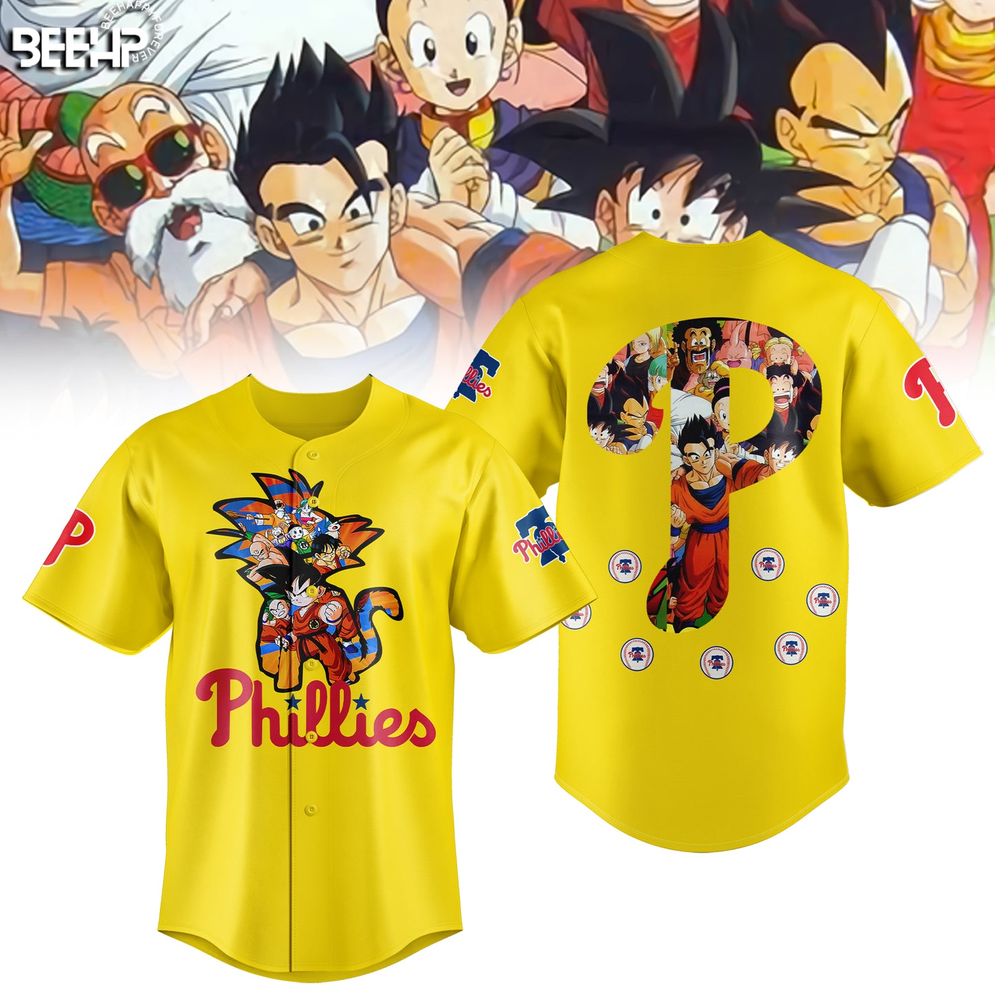 _Philadelphia Phillies Dragon Ball Night Hoodie V1