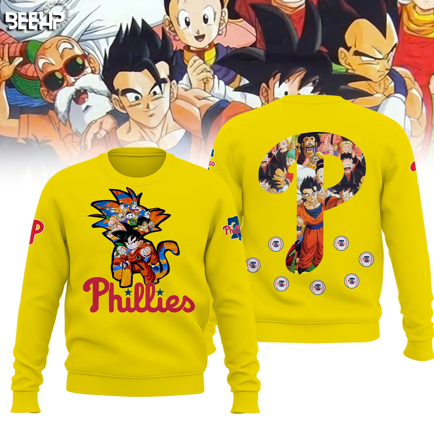 _Philadelphia Phillies Dragon Ball Night Hoodie V1