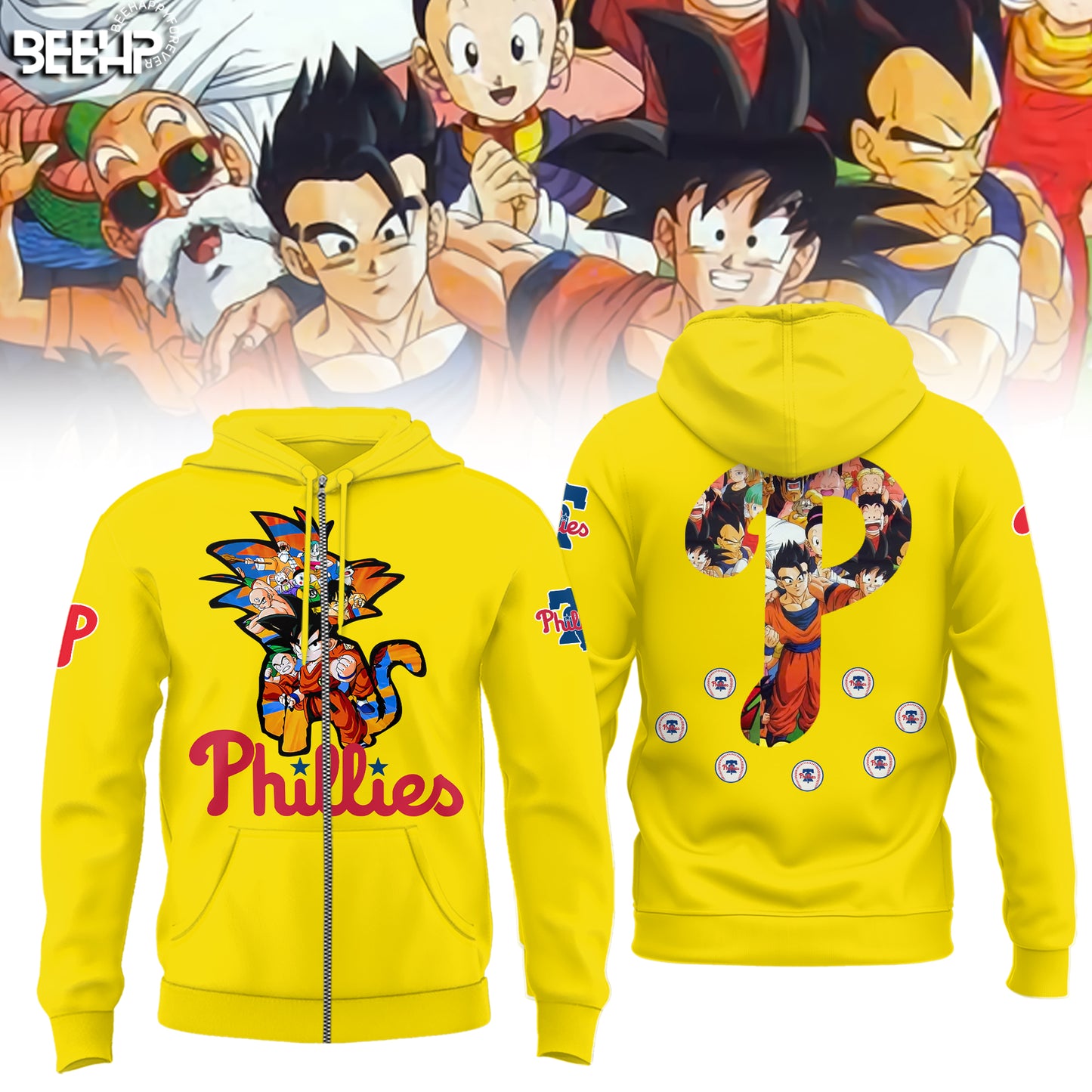 _Philadelphia Phillies Dragon Ball Night Hoodie V1