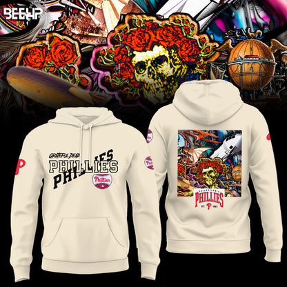 _.Philadelphia Phillies Grateful Dead Night Hoodie V4