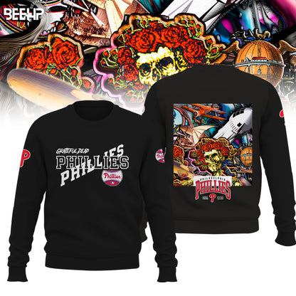 _.Philadelphia Phillies Grateful Dead Night Hoodie V4