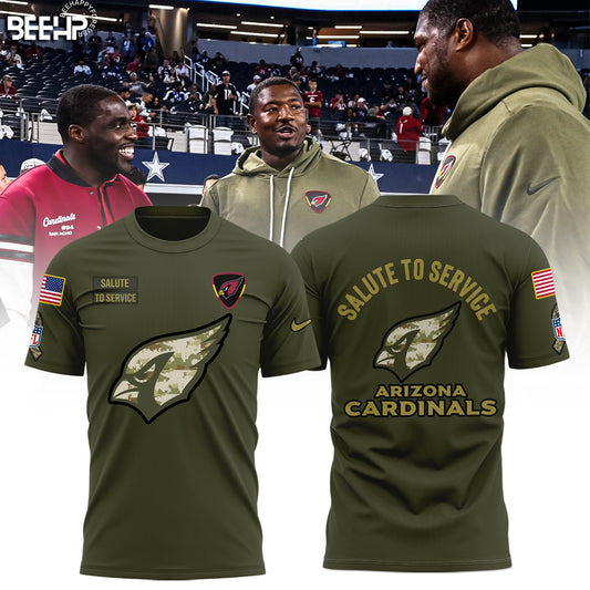 Arizona Cardinals 2025 Salute to Service Limited Edition T-Shirt