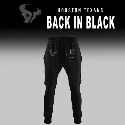 Houston Texans 2025 Back In Black Limited Edition T-Shirt