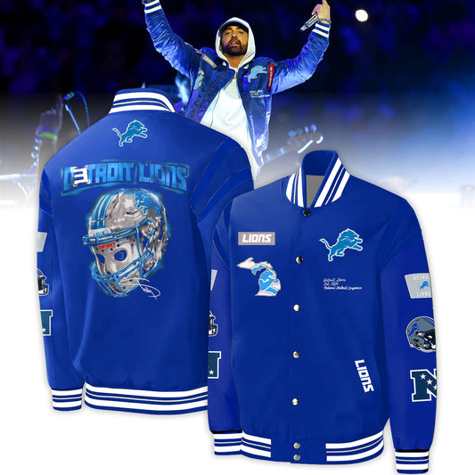 Detroit Lions x Eminem Thanksgiving Halftime Show Premium Bomber Jacket